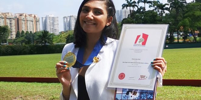 Sharina Shah - Singapore Book of Records